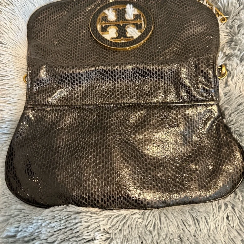 Vintage Black Tory Burch Crossbody Black purse - Picture 3 of 4